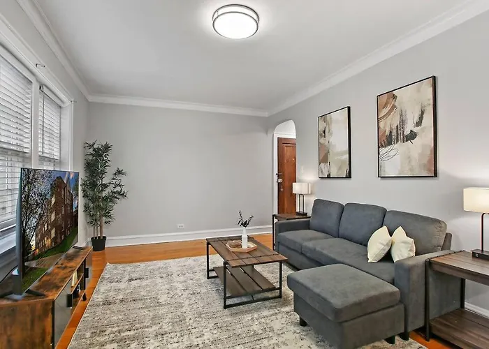 2br Well-furnished - Lockwood 3 Чикаго
